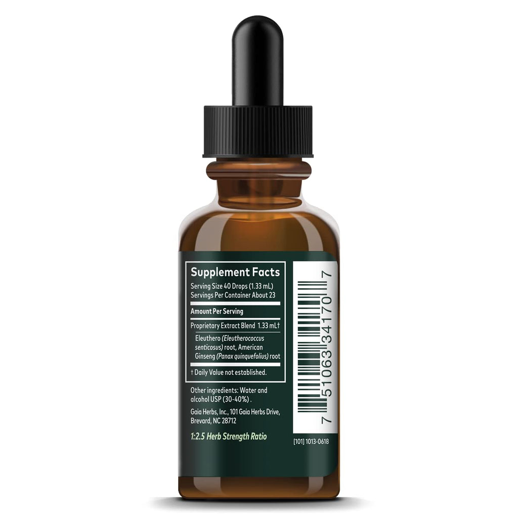 Gaia Hrebs Ginseng Supreme Supplements, 1-Ounce