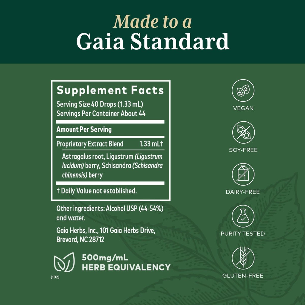 Gaia Pro 3 in 1 Immune Formula (formerly Astragalus Supreme) 2oz