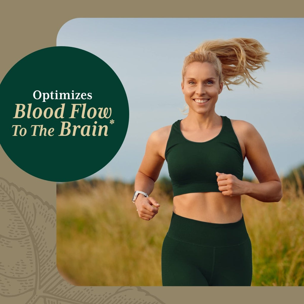 Gaia PRO Cognitive Formula - Brain Boost & Blood Flow Supplement - Provides Antioxidant Activity Support - with Rosemary, Organic Peppermint & Gotu Kola - 60 Vegan Liquid Phyto-Capsules (30 Servings)