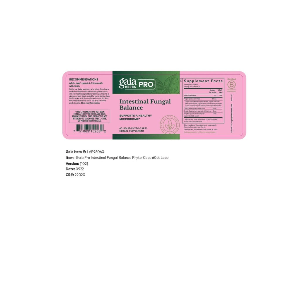 Gaia PRO Intestinal Fungal Complex