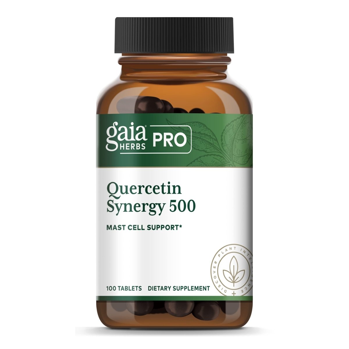 Gaia PRO Quercetin Synergy 500-  100 Vegan Tablets (100 Servings)