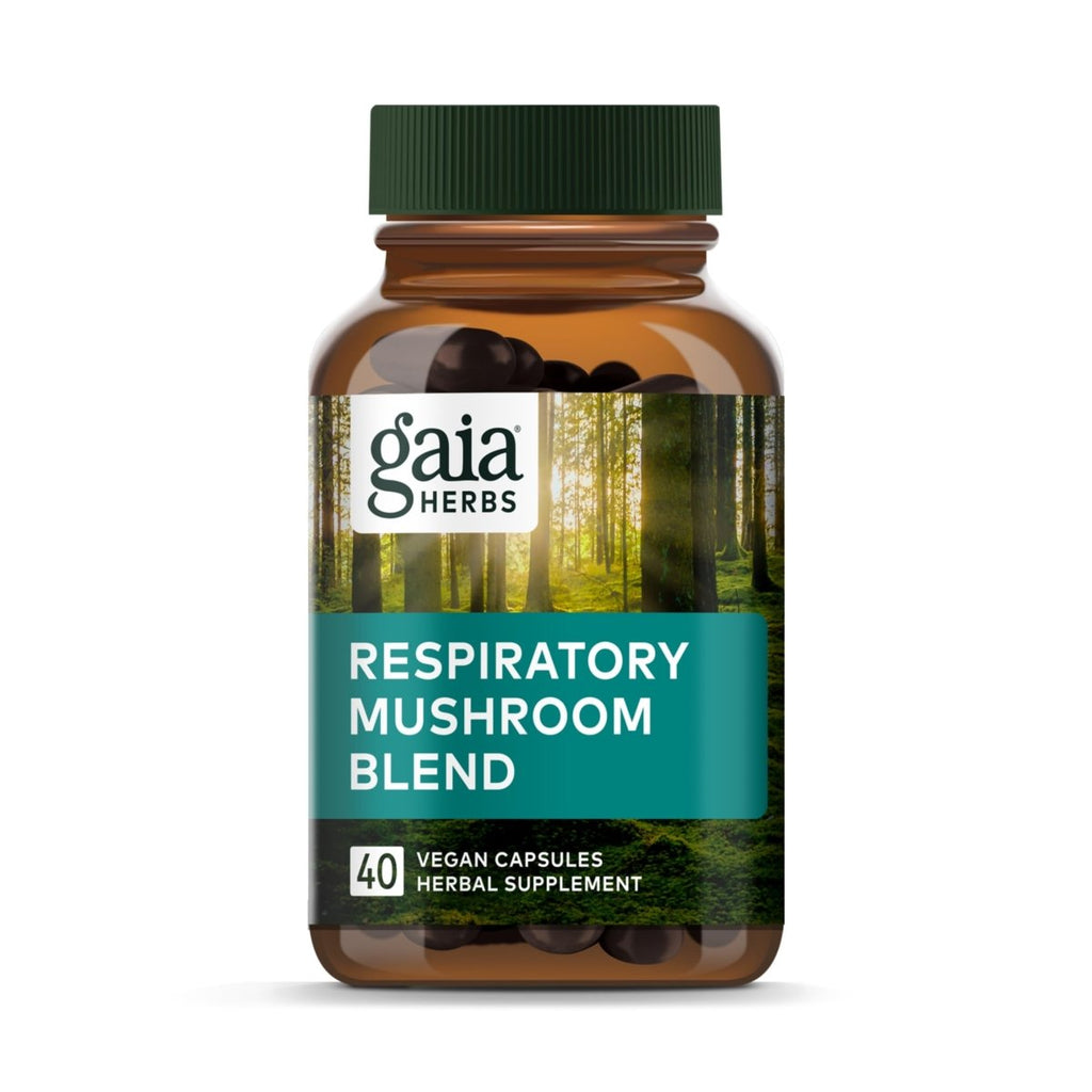 Gaia Respiratory Mushroom Blend 40 Vcaps