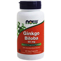 Ginkgo Biloba 60mg 24% Extract Now Foods 60 Caps