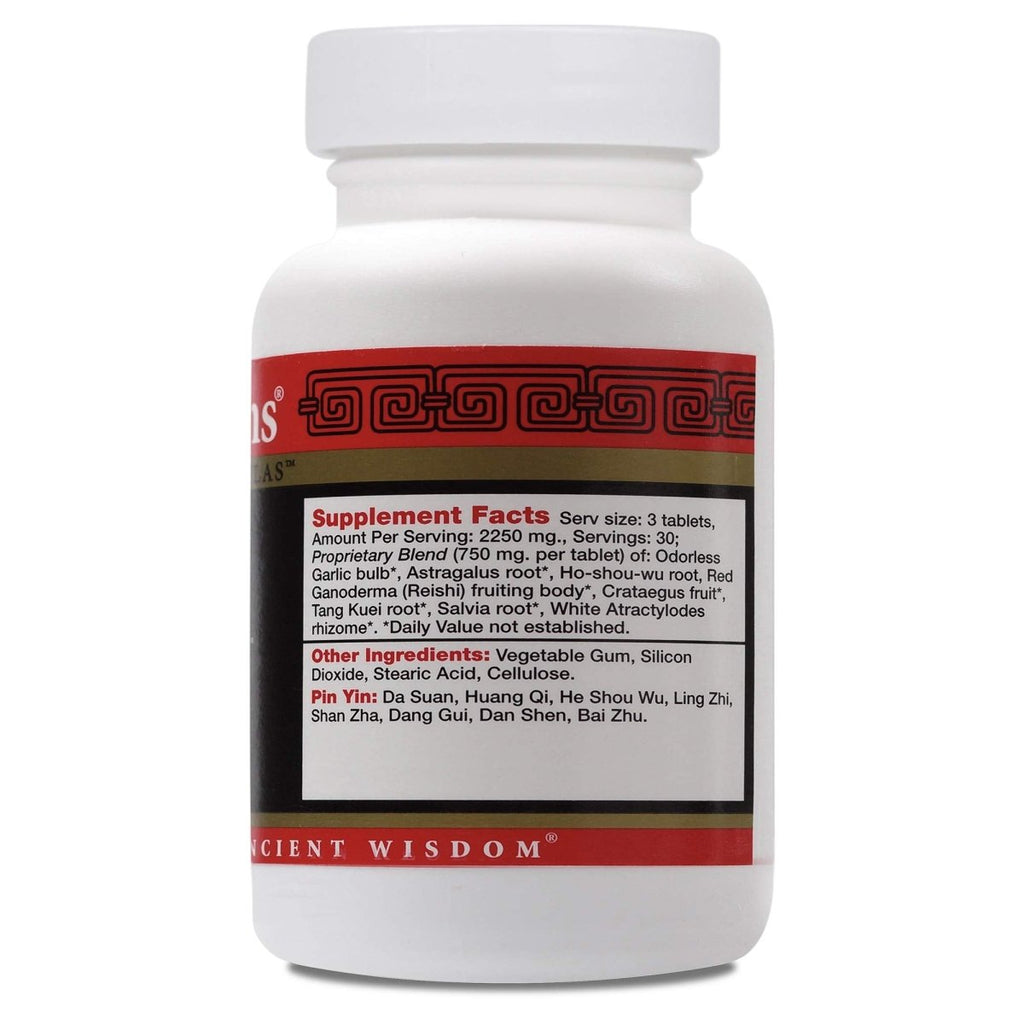 Health Concerns - Astra Garlic - Odorless Garlic Chinese Herbal Supplement - Cardiovascular System Support - with Odorless Garlic Bulb - 90 Count