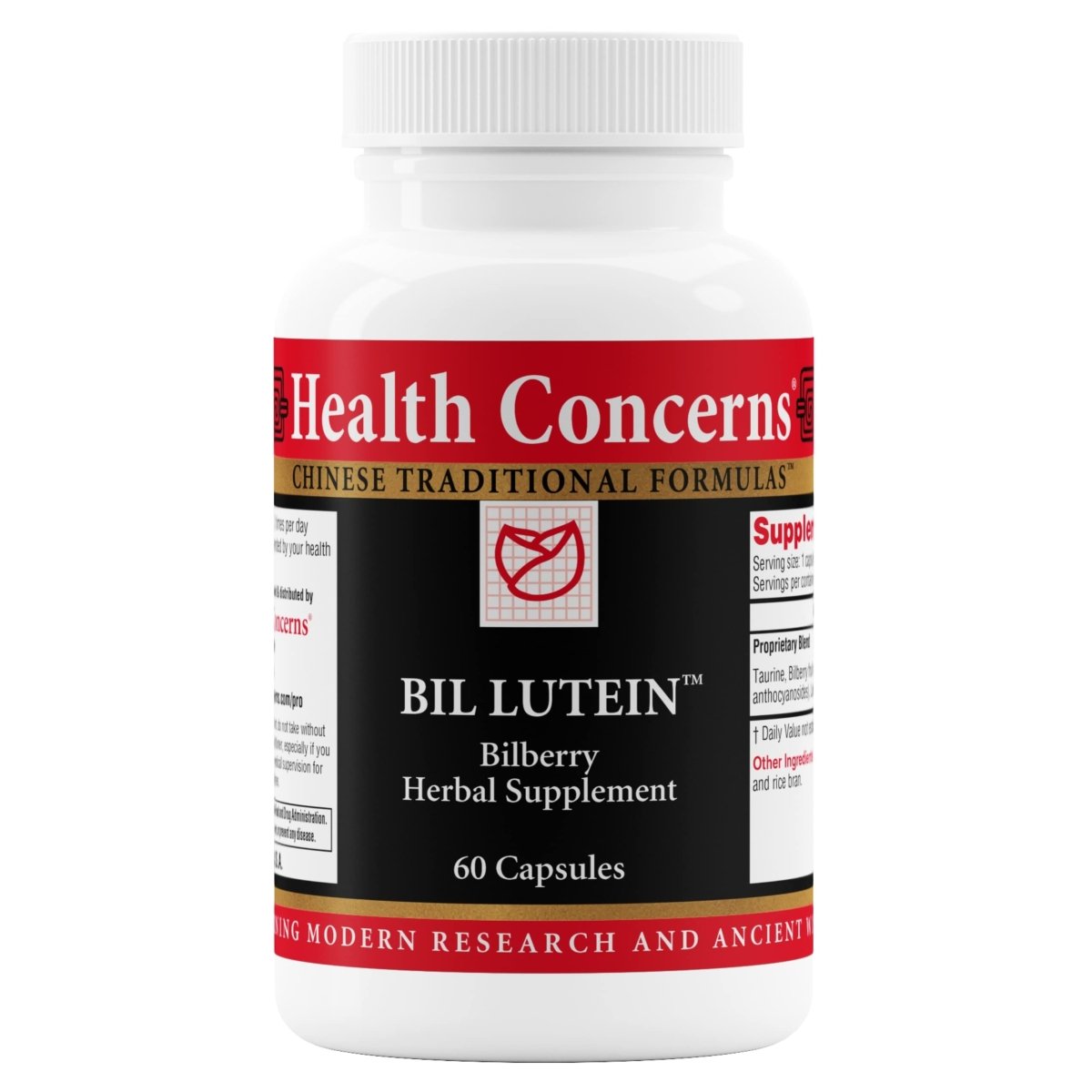 Health Concerns Bil Lutein - Eye Health & Eye Support Supplements - 60 Capsules