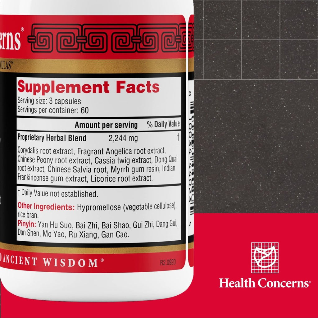 Health Concerns Channel Flow - Muscle Health Supplement - Blood Support - 180 Capsules