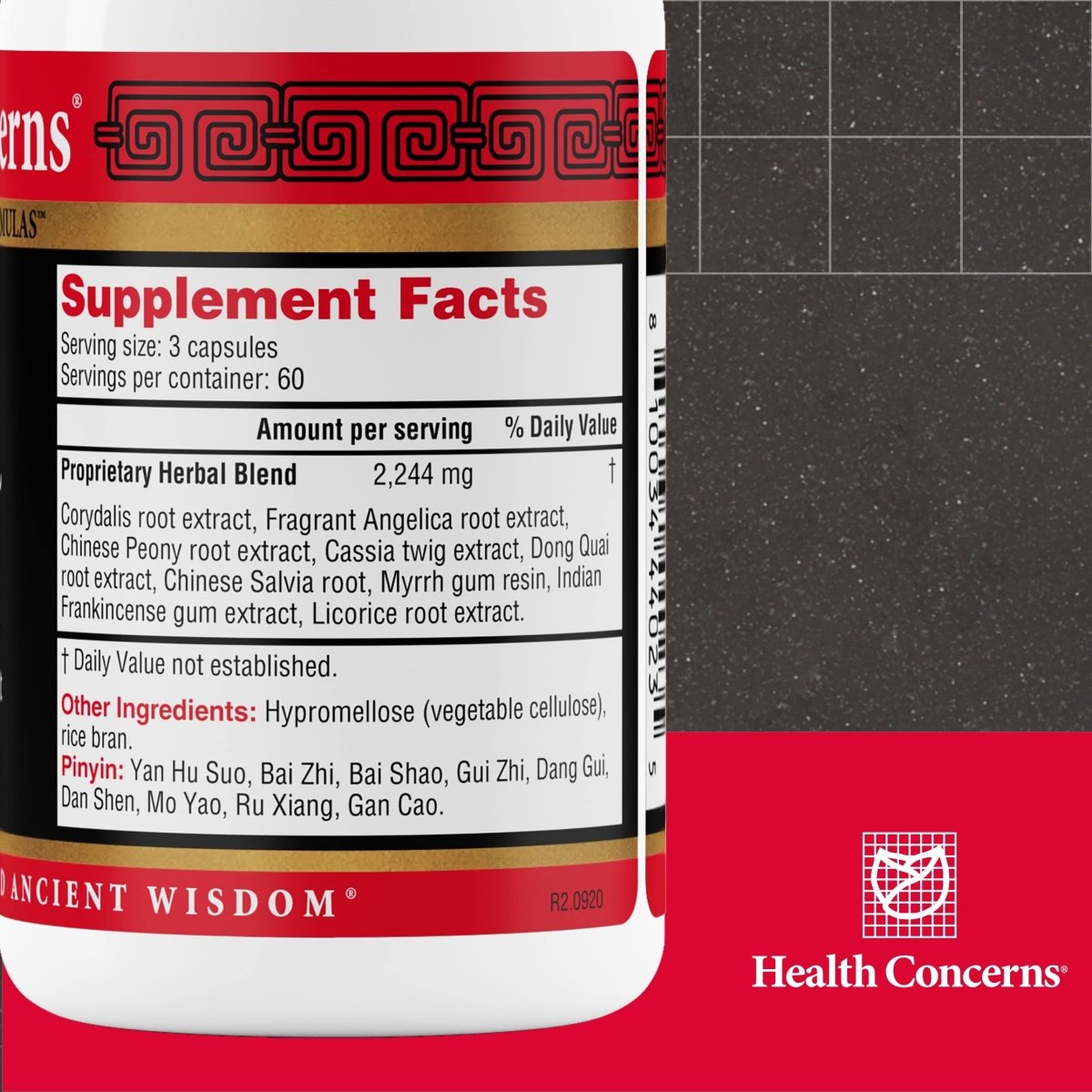 Health Concerns Channel Flow - Muscle Health Supplement - Blood Support - 180 Capsules
