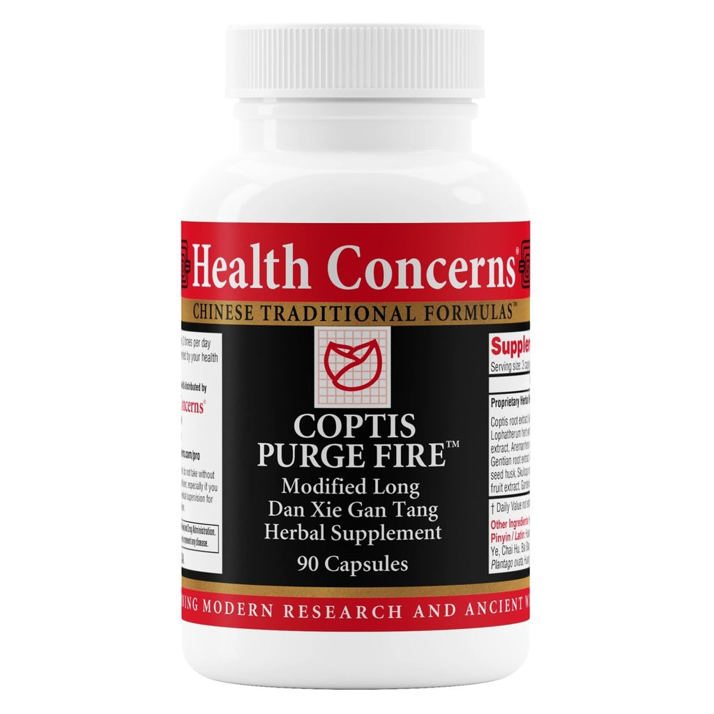 Health Concerns Coptis Purge Fire 90 Capsules