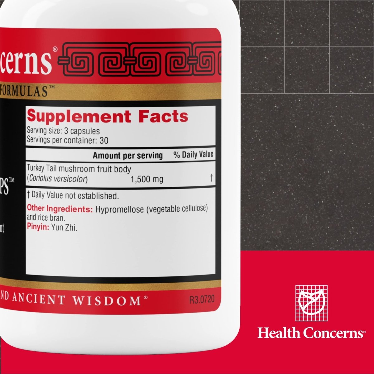 Health Concerns Coriolus PS - Immune System Support & Mushroom Supplement - 90 Capsules