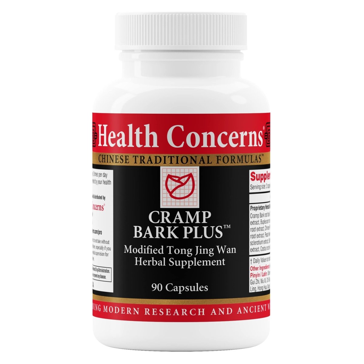 Health Concerns Cramp Bark Plus - Menstrual Cramp Relief & Women's Health Supplement - 90 Capsules
