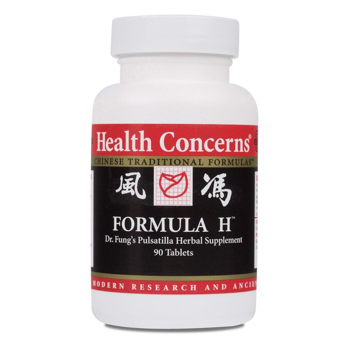 Health Concerns - Formula H - Dr. Fung's Pulsatilla Herbal Supplement - Modified Bai Tou Weng Tang - 90 Tablets