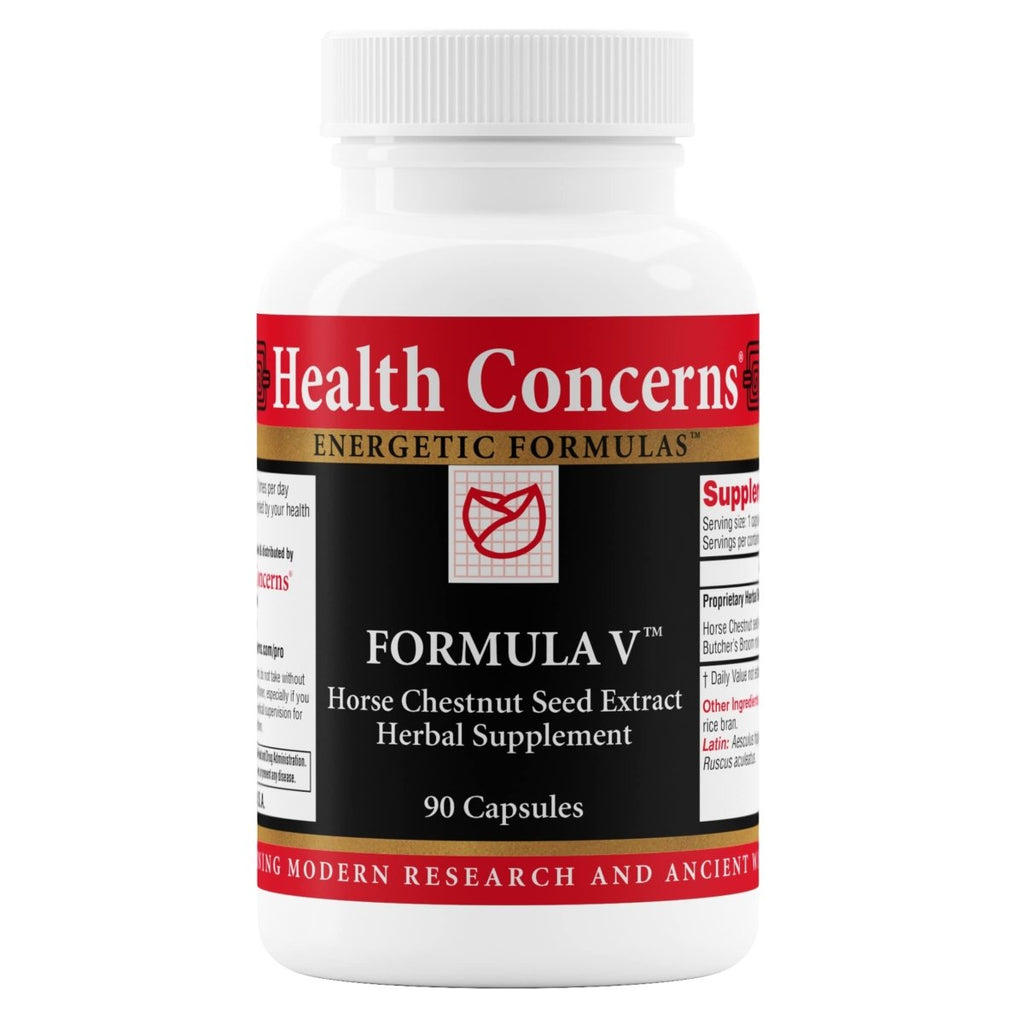 Health Concerns Formula V - Blood Health & Circulation Supplement - Aids Blood Vessels - 90 Capsules