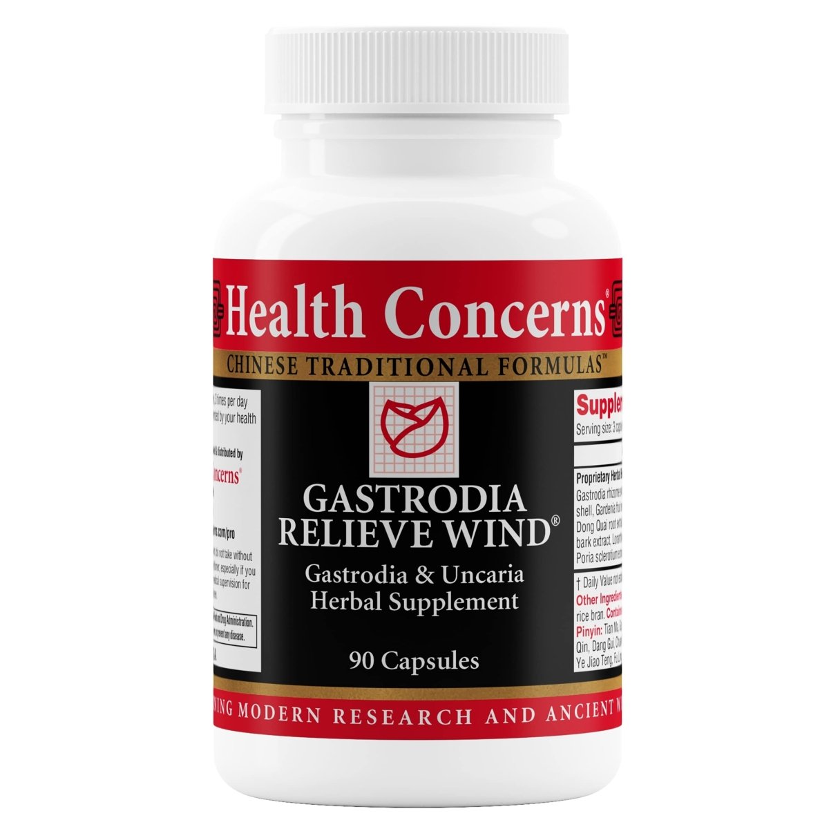 Health Concerns Gastrodia Relieve Wind 90 Count