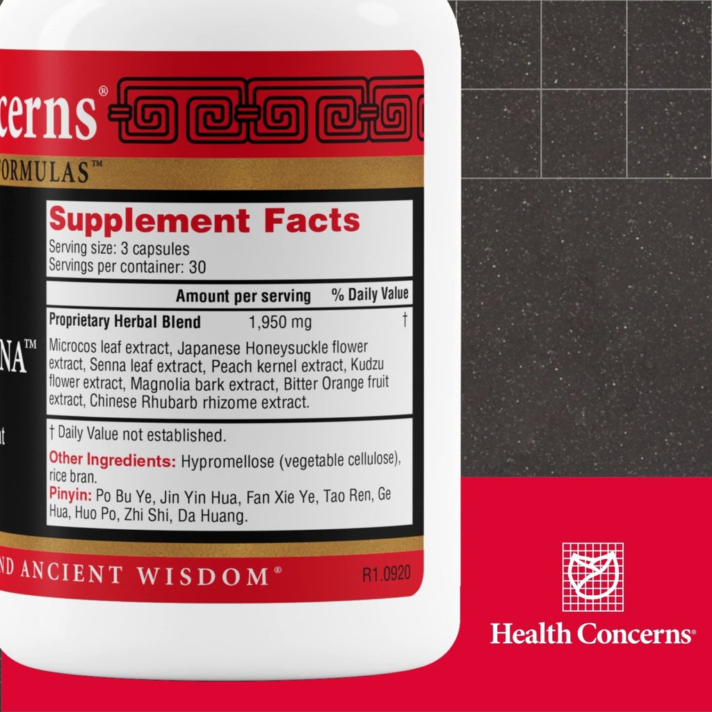 Health Concerns Gentle Senna - Digestive Health & Constipation Relief for Adults - 90 Capsules
