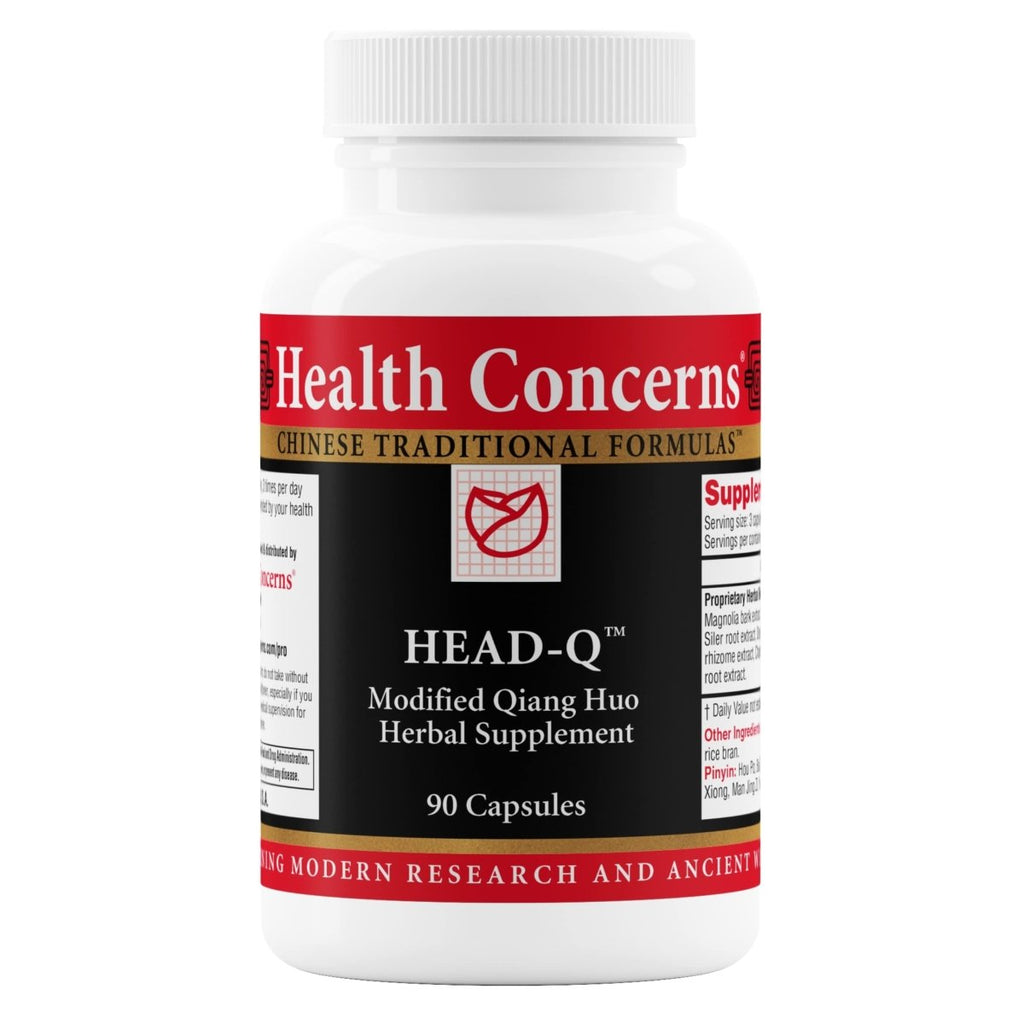 Health Concerns Head-Q - Herbal Supplement for Tension & Sinus Headache Support - 90 Capsules