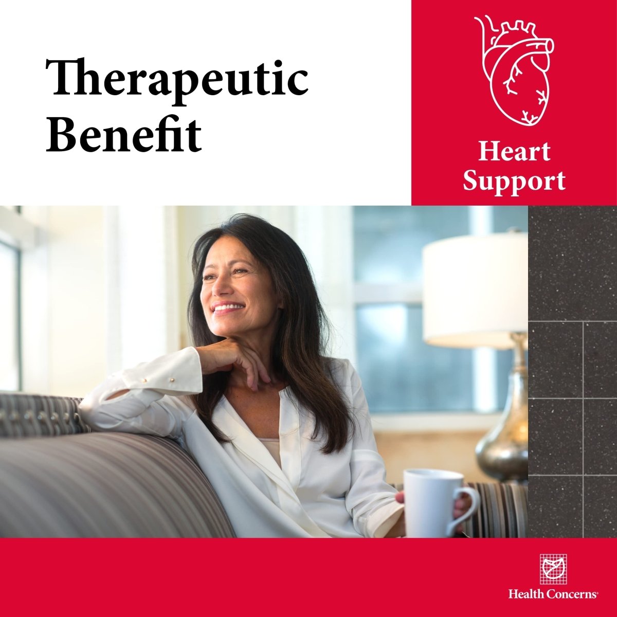 Health Concerns NuLignan - Heart Health Support & Menopause Relief Supplement - 90 Capsules