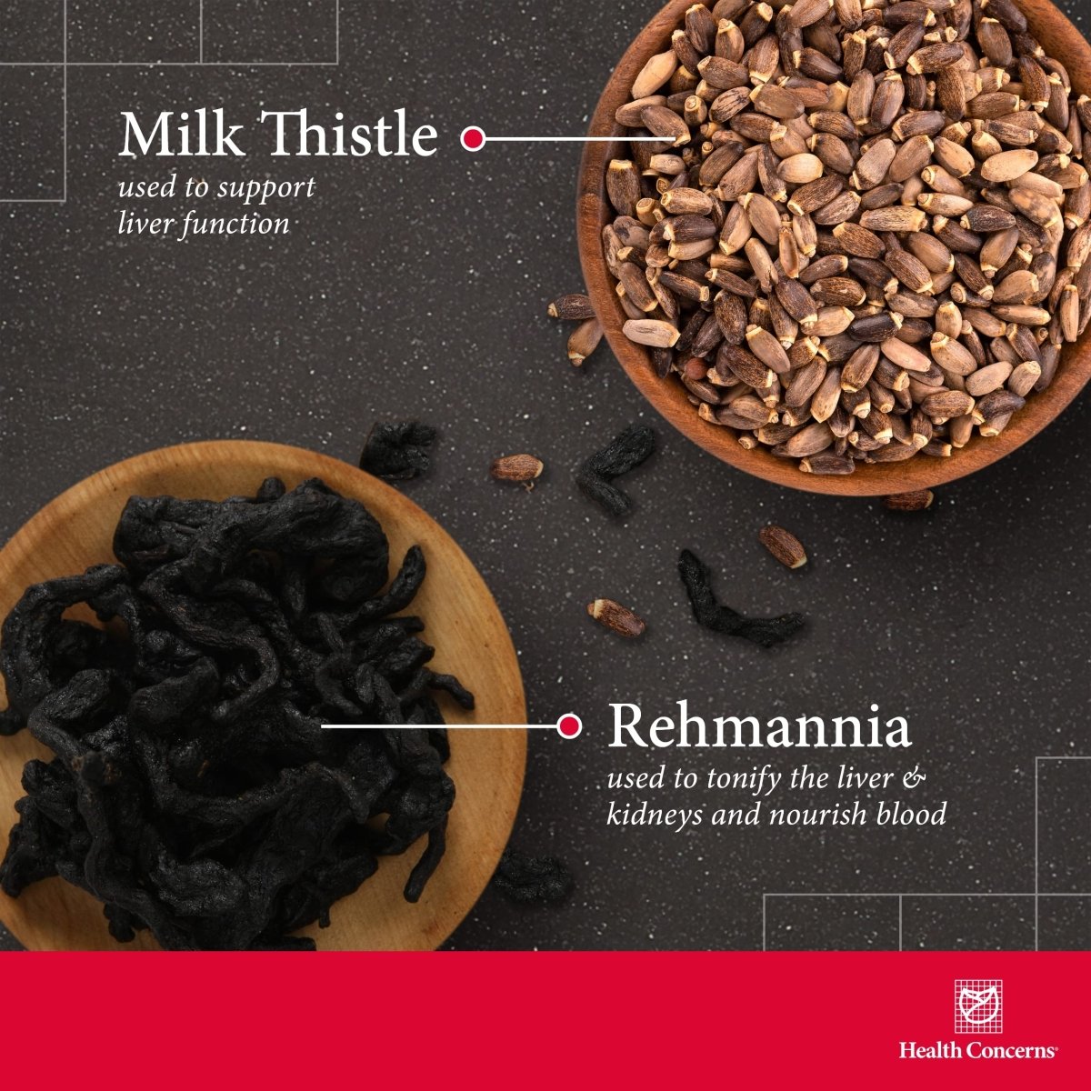 Health Concerns Rehmannia & Milk Thistle / Ecliptex 90 cap