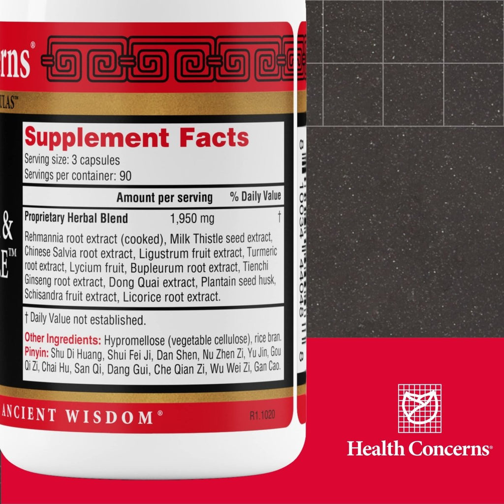 Health Concerns Rehmannia & Milk Thistle / Ecliptex 90 cap