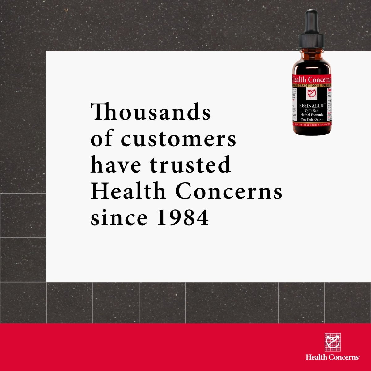 Health Concerns Resinall K - Energy Healing & Regeneration Support Formula - 1 fl oz
