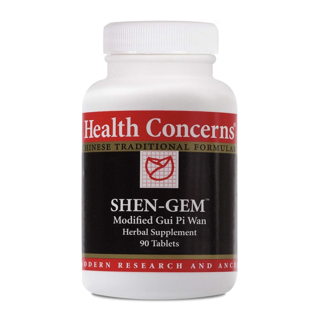 Health Concerns - Shen-Gem - Modified GUI Pi Wan Herbal Supplement - 90 Tablets