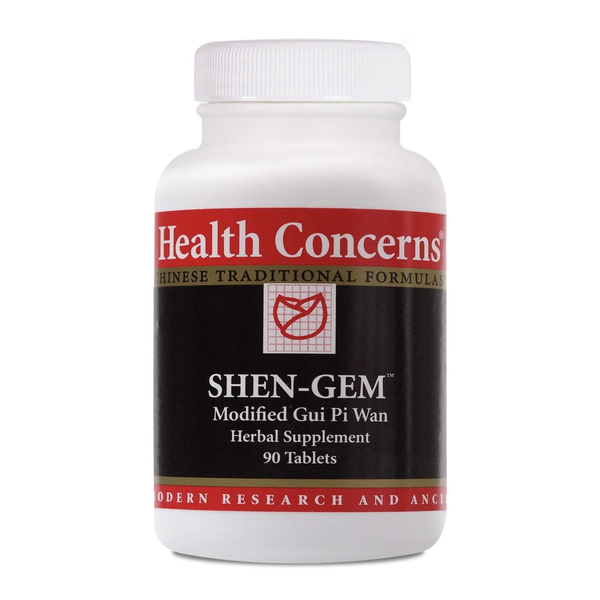 Health Concerns - Shen-Gem - Modified GUI Pi Wan Herbal Supplement - 90 Tablets