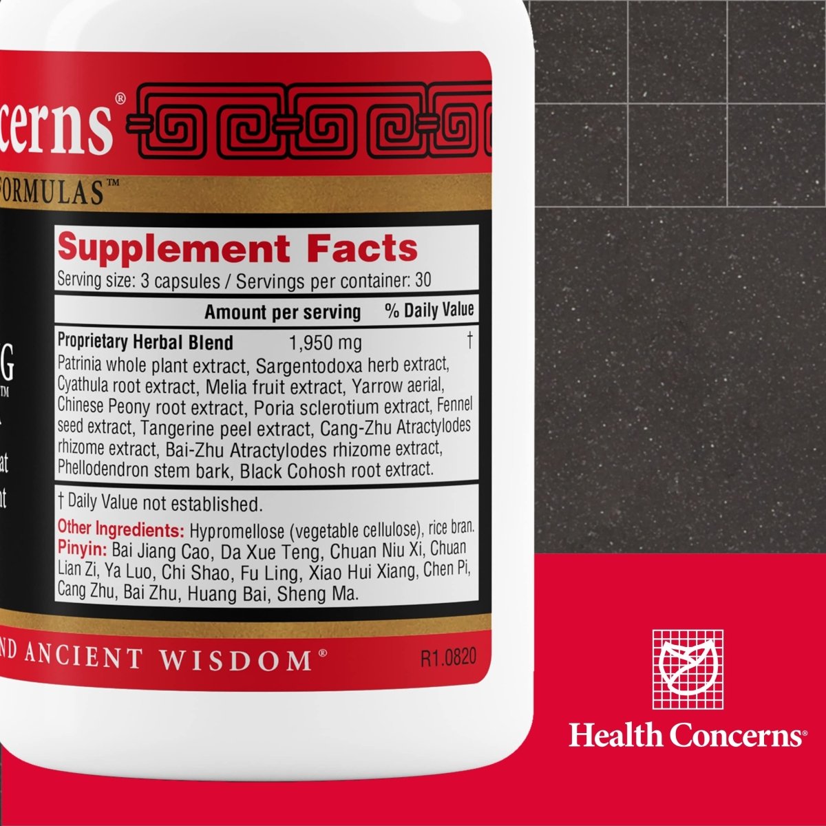 Health Concerns Unlocking Formula - Menstrual Relief & Blood Circulation Supplement - 90 Capsules