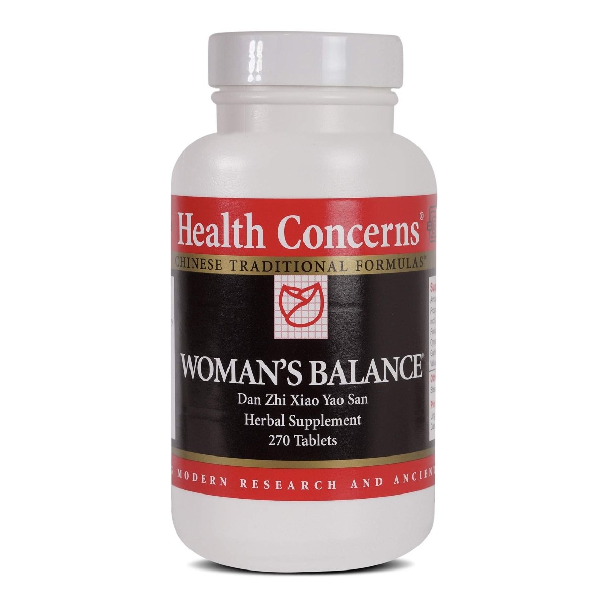 Health Concerns - Woman?s Balance - Bupleurum and Peony Formula Chinese Herbal Supplement - Dan Zhi Xiao Yao Wan - PMS Support - with Bupleurum Root - 270 Count