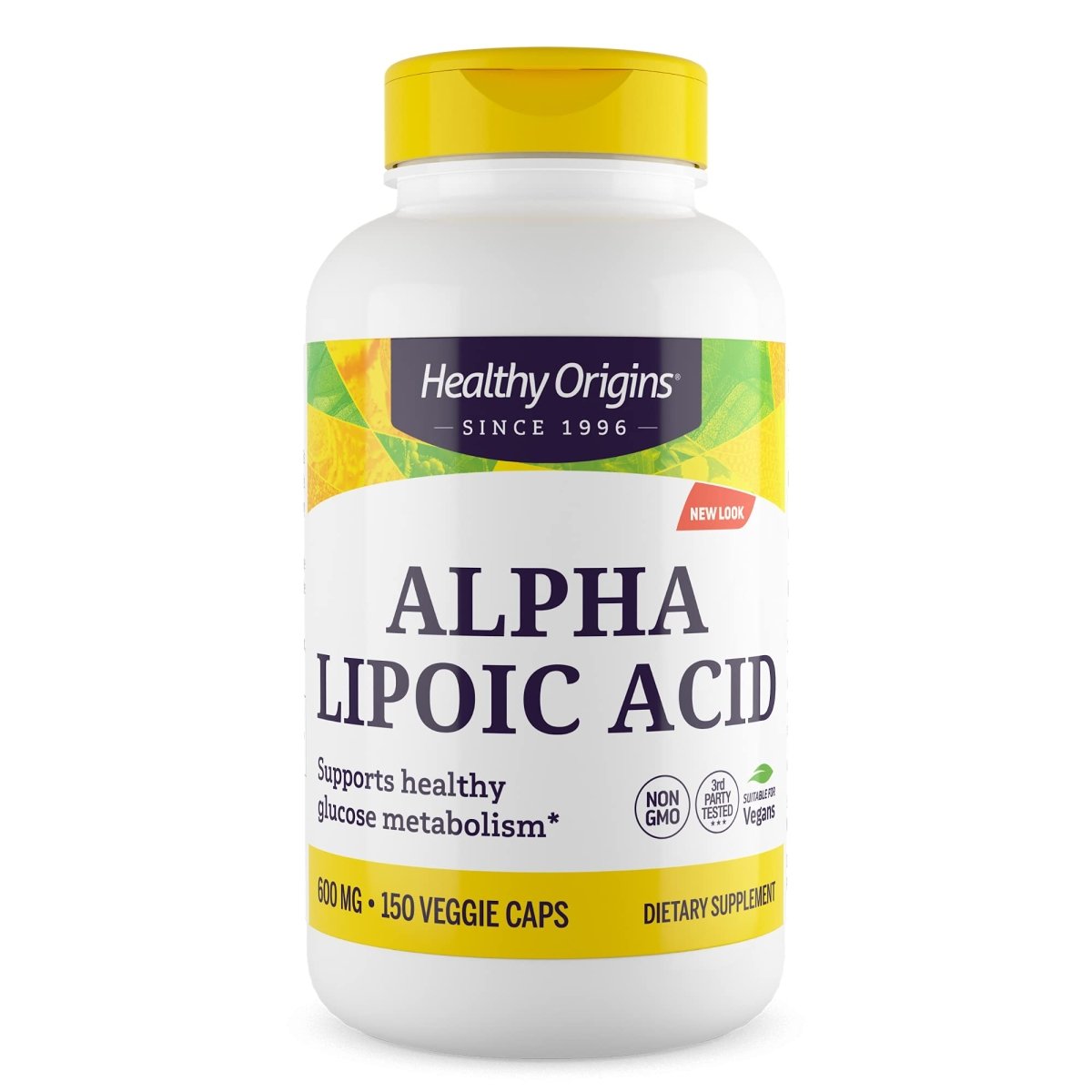 Healthy Origins - Alpha Lipoic Acid 600 mg. - 150 Capsules