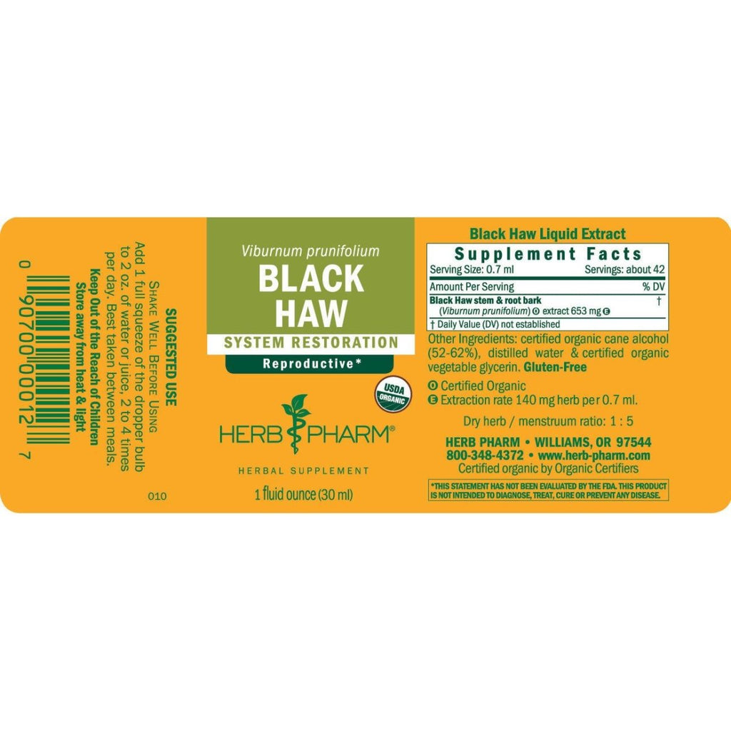 Herb Pharm Black Haw 1oz