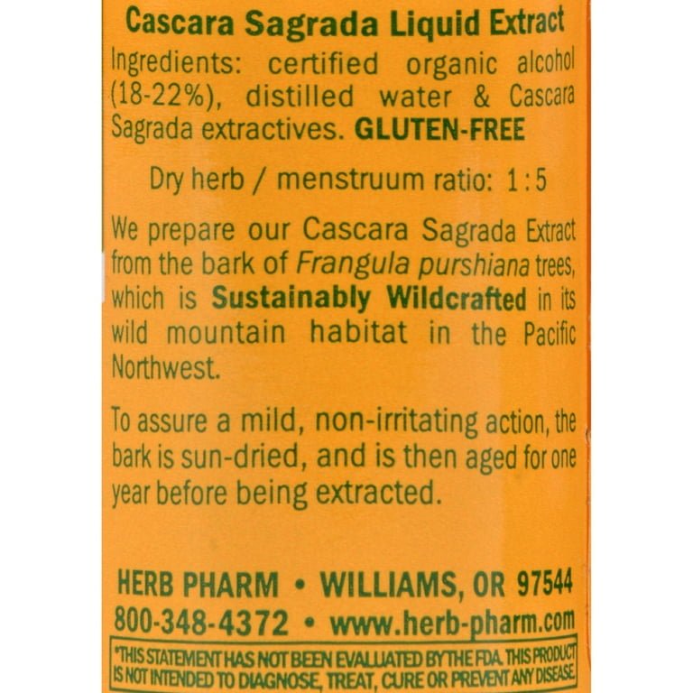 Herb Pharm Cascara Sagrada 1oz