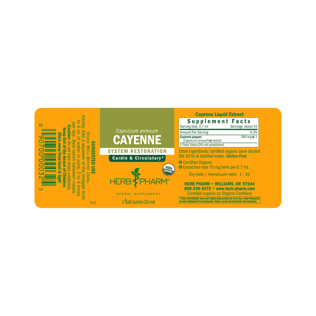Herb Pharm Cayenne 1oz