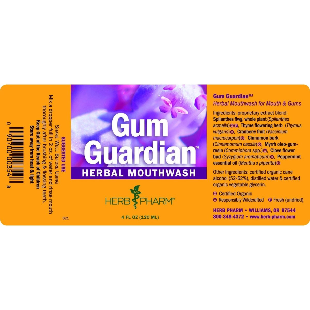 Herb Pharm Gum Guardian 4oz