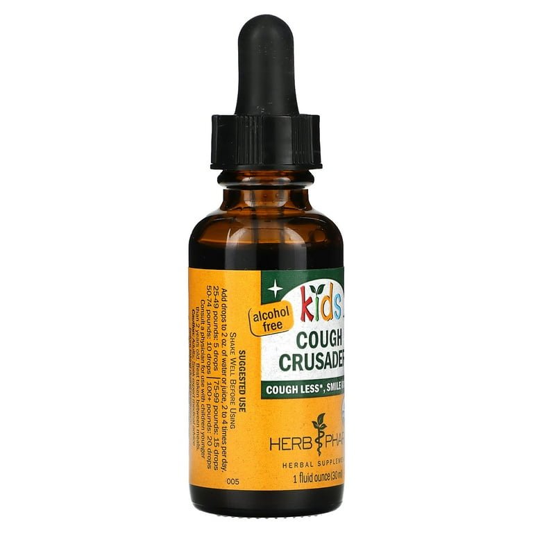Herb Pharm Kids Cough Crusader 1oz