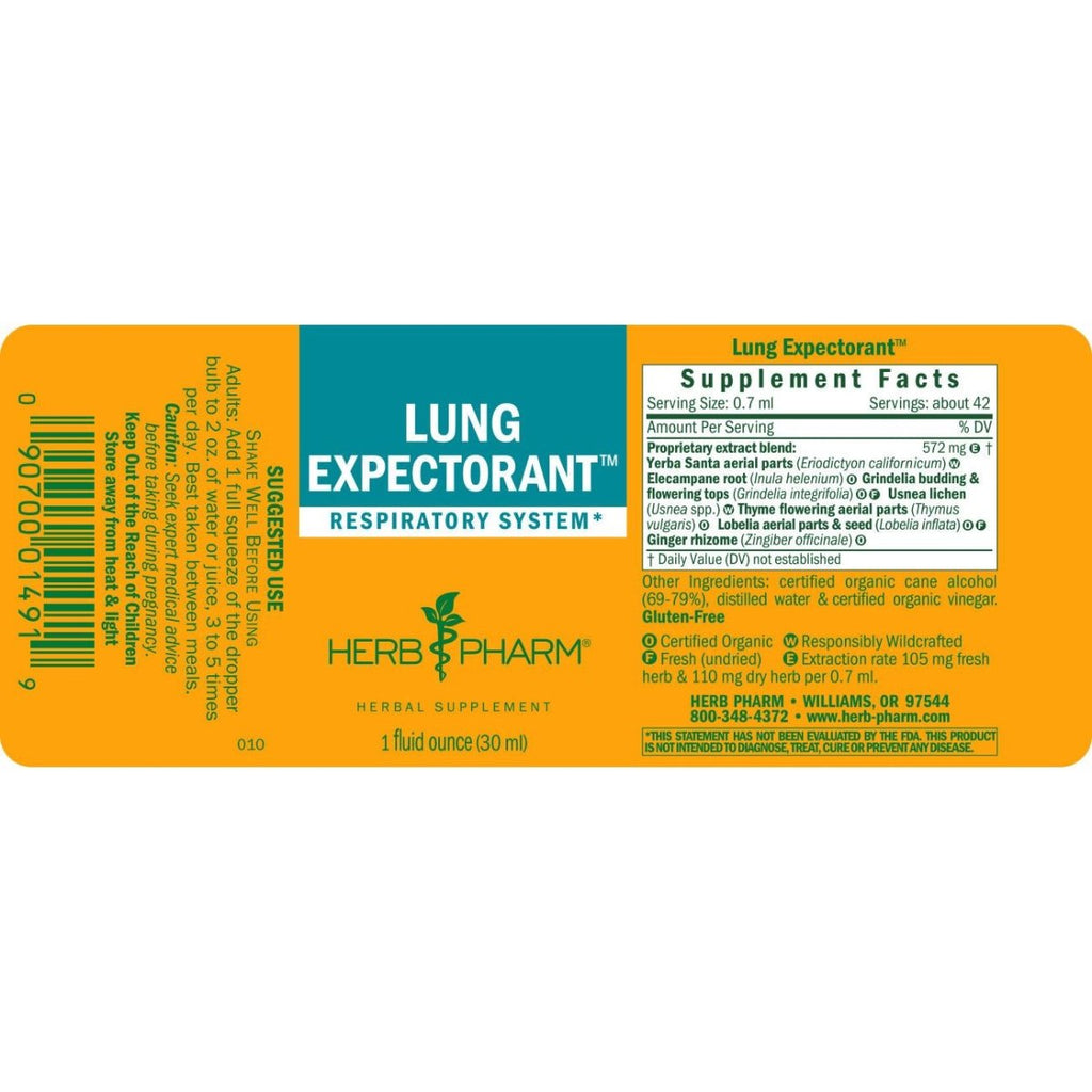 Herb Pharm Lung Expectorant 1oz