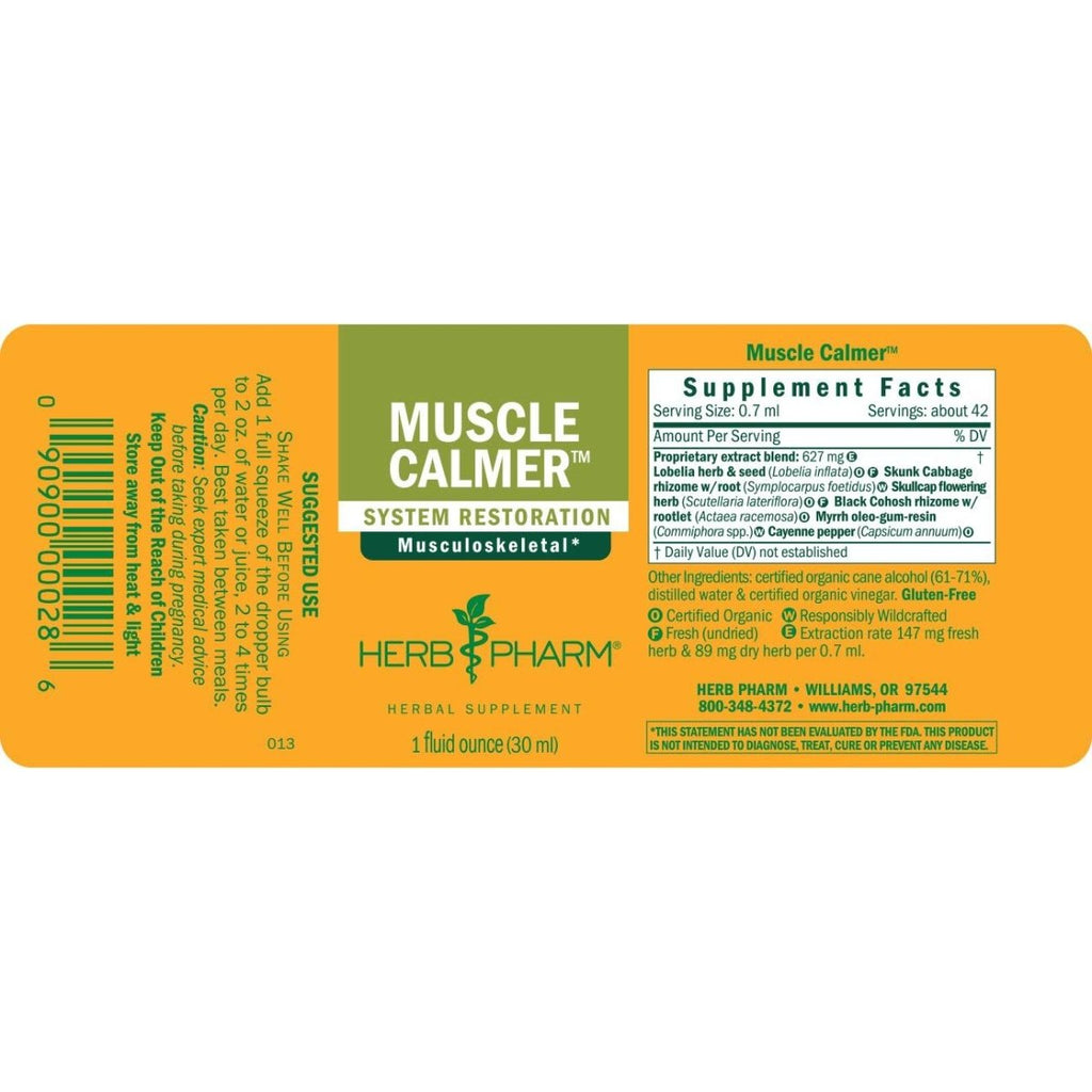 Herb Pharm Muscle Calmer 1oz
