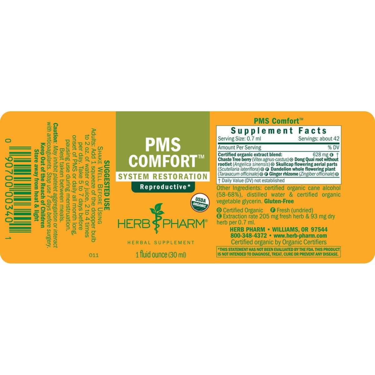Herb Pharm PMS Comfort 1oz