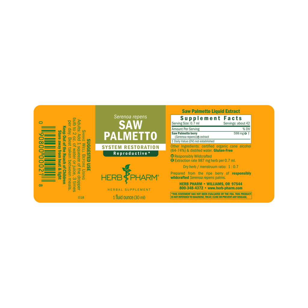 Herb Pharm Saw Palmetto 1oz
