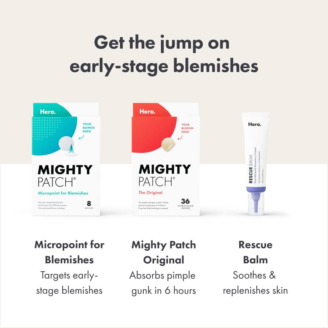 Hero Cosmetics - Mighty Patch Micropoint for Blemishes - 8 Patch(es)