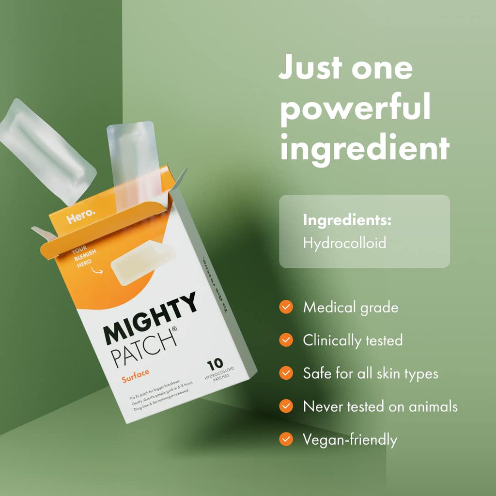 Hero Cosmetics - Mighty Patch Surface - 10 Strip(s)