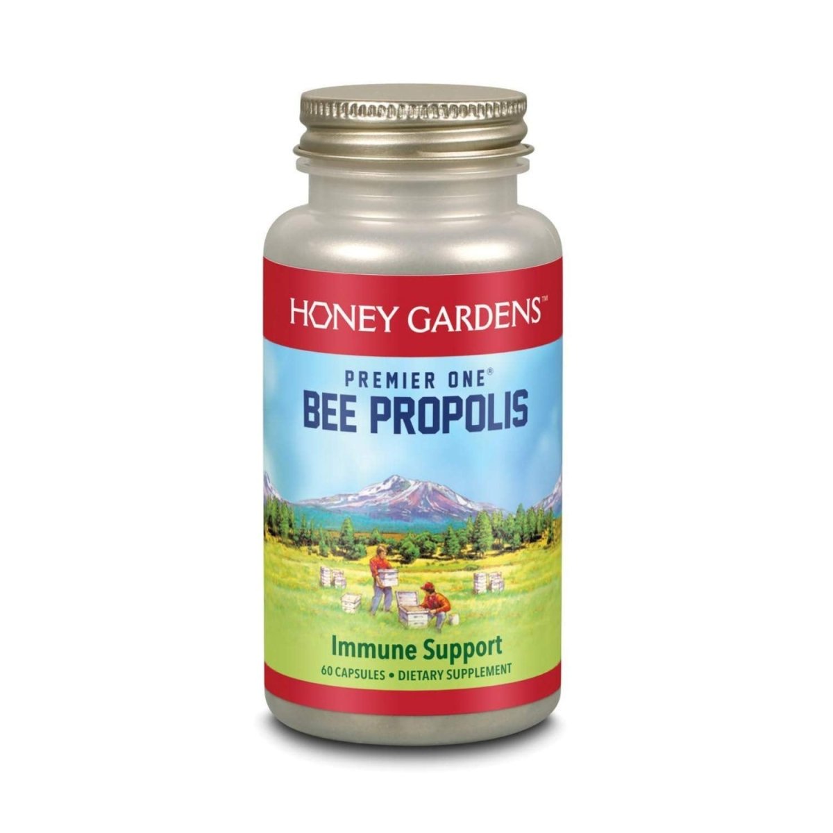 Honey Gardens - Premier One Bee Propolis for Immune Support - 60 Capsules