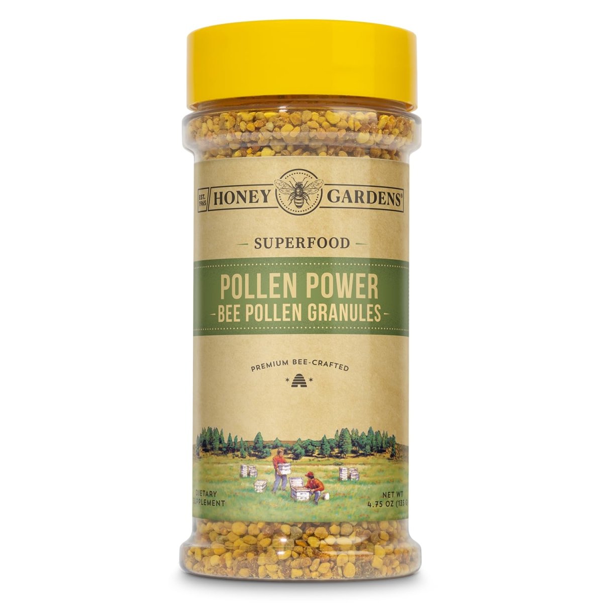 Honey Gardens Premier One Pollen Power Bee Pollen 4.75 Ounce
