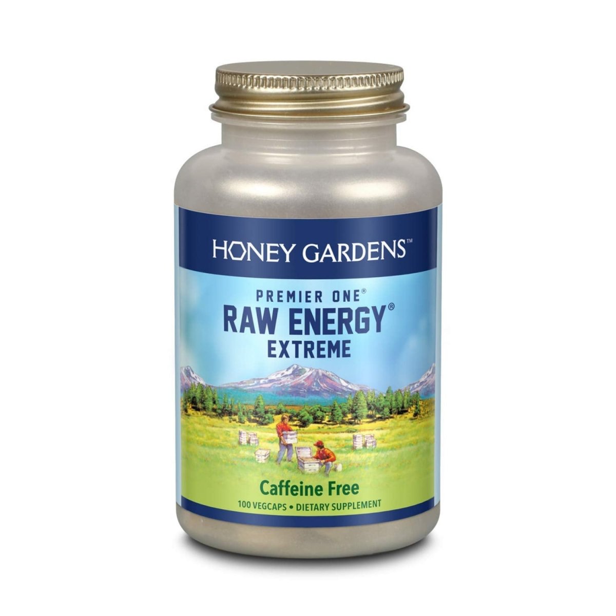 Honey Gardens Premier Raw Energy Extreme 720mg 100 Vcaps