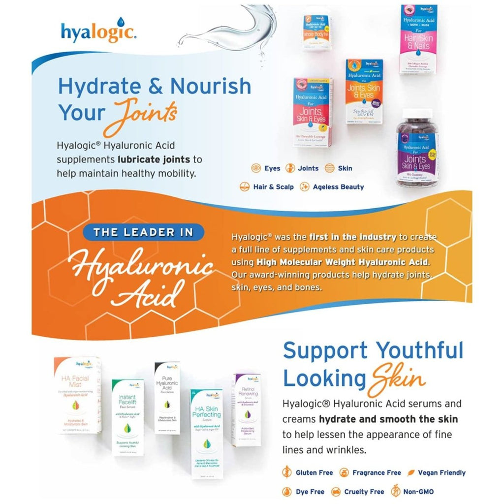 Hyalogic - Episilk Instant Facelift Face Serum with Hyaluronic Acid & Pepha-Tight - 1 fl. oz.