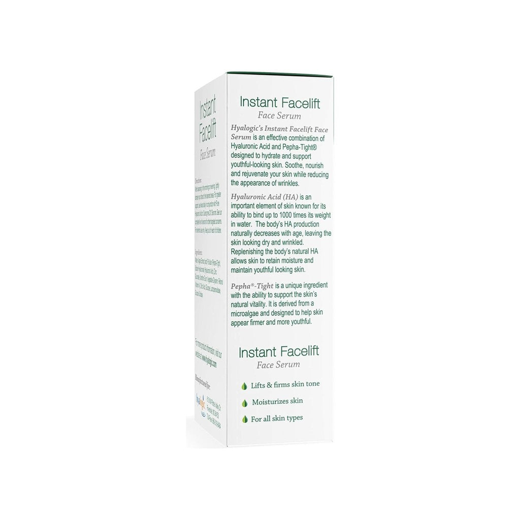Hyalogic - Episilk Instant Facelift Face Serum with Hyaluronic Acid & Pepha-Tight - 1 fl. oz.