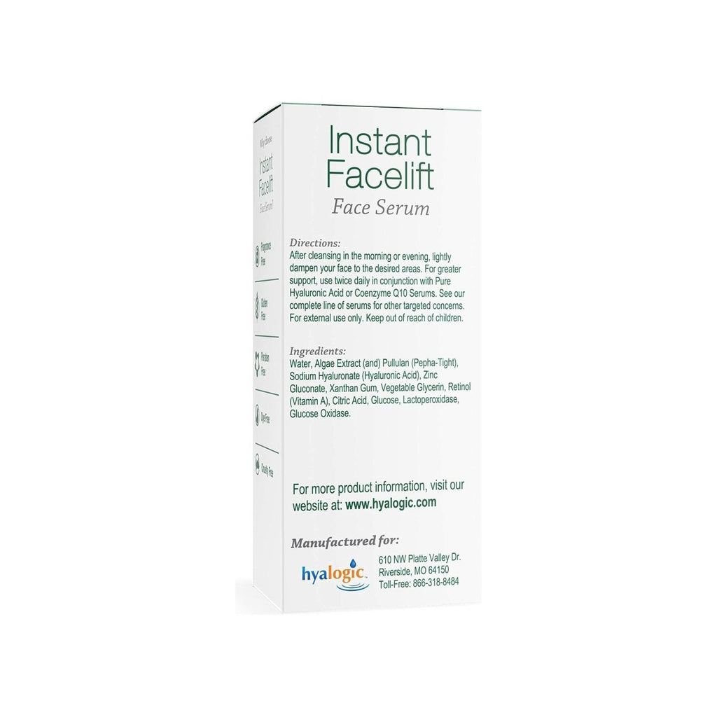 Hyalogic - Episilk Instant Facelift Face Serum with Hyaluronic Acid & Pepha-Tight - 1 fl. oz.
