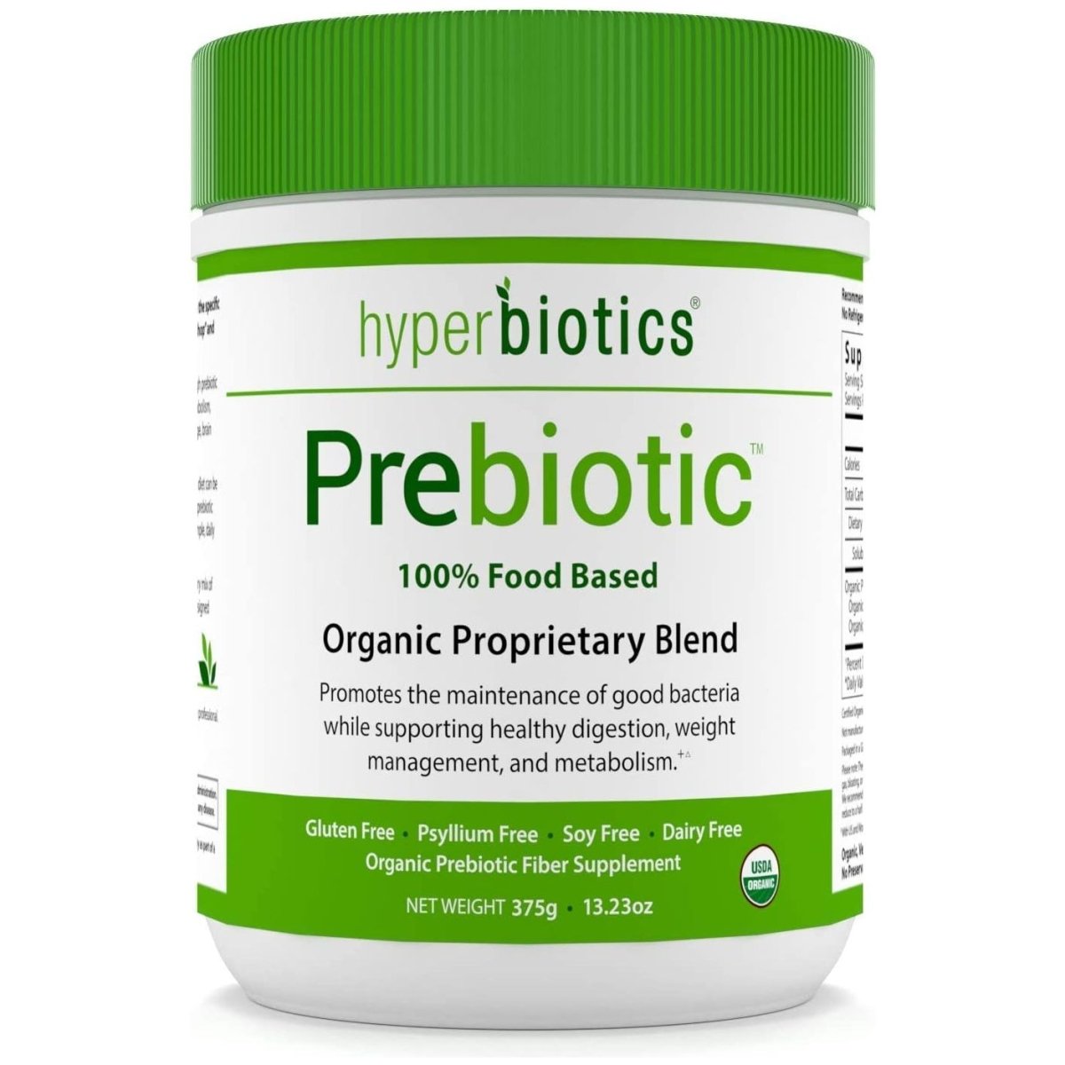 Hyperbiotics - 100% Food Based Prebiotic Powder - 13.23 oz.