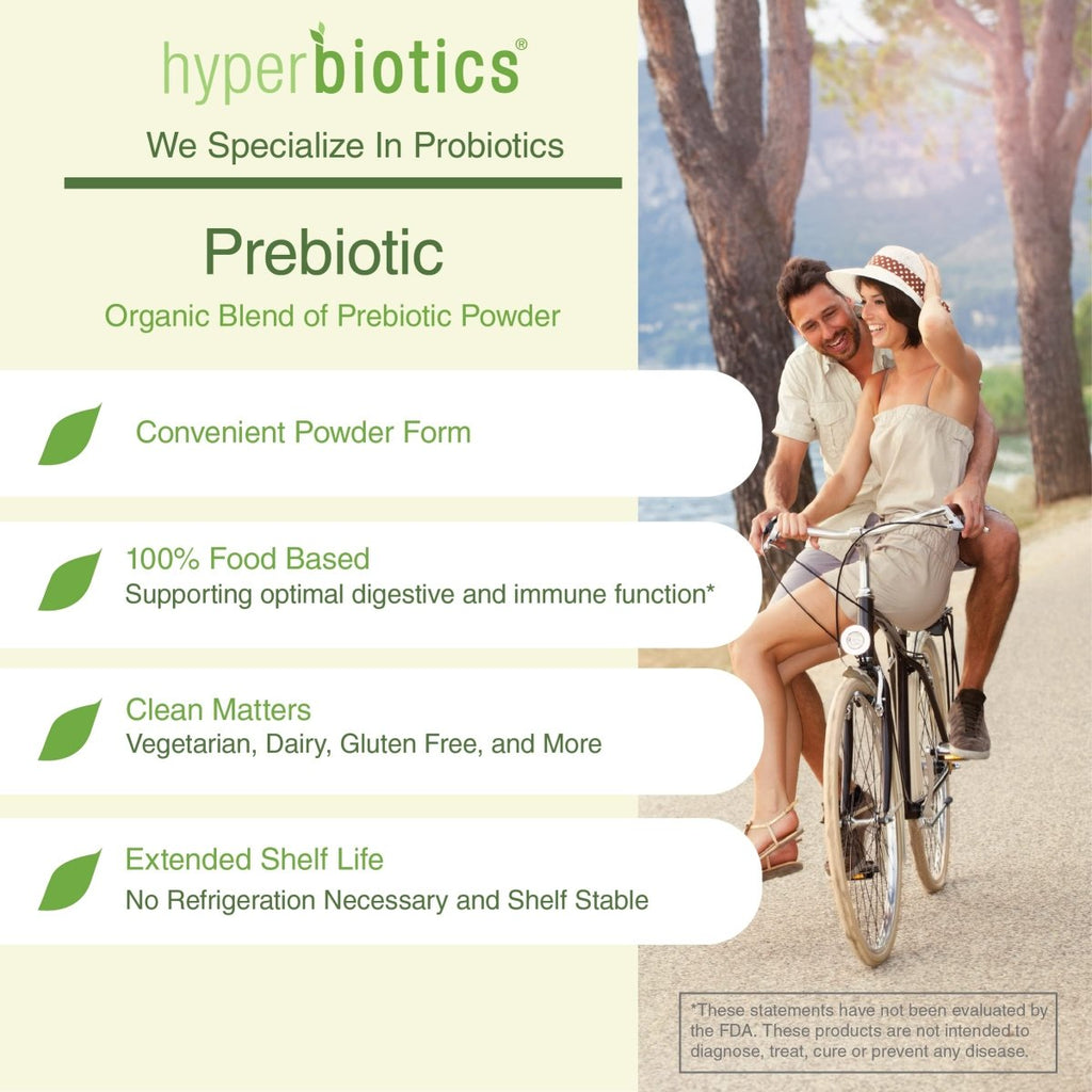 Hyperbiotics - 100% Food Based Prebiotic Powder - 13.23 oz.
