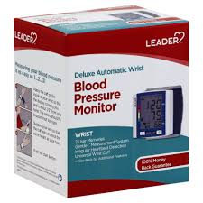 Leader™ Deluxe Automatic Wrist Blood Pressure Monitor