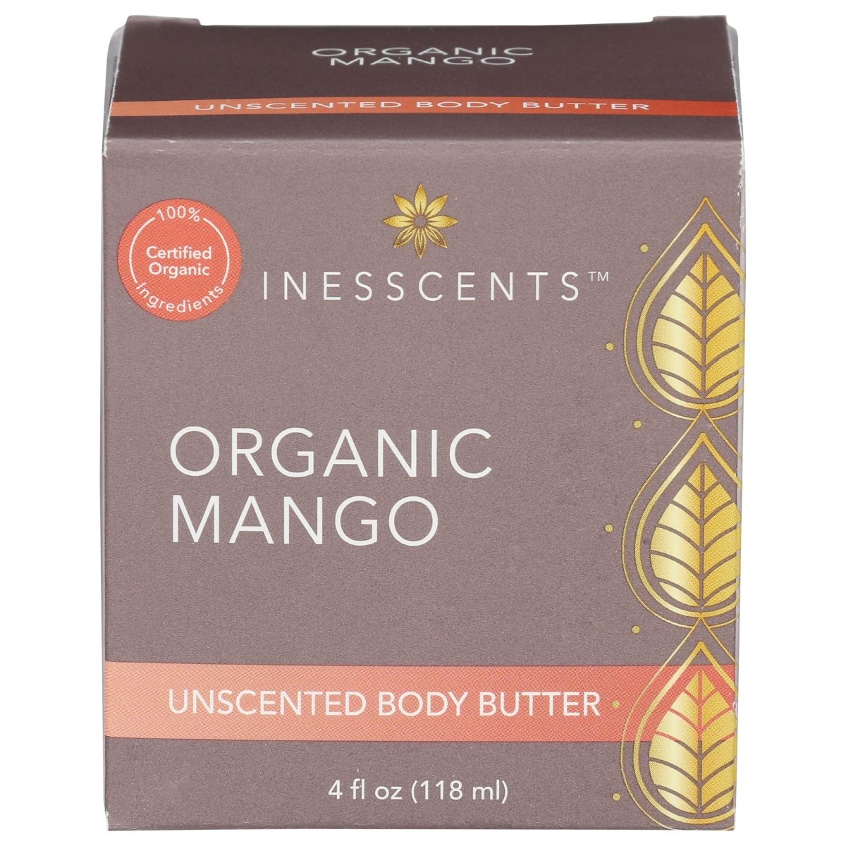 Inesscents Aromatic Botanicals - Organic Mango Butter Unscented - 4 fl. oz.