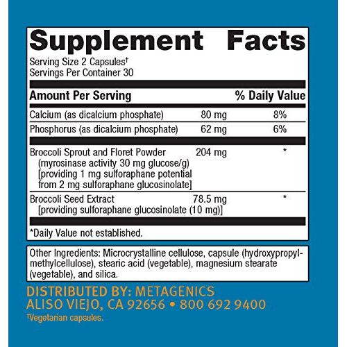 Metagenics - SulforaClear, 60 Count